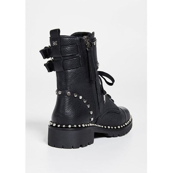 (Sold) Sam Edelman Jennifer Studded Combat Boot - Picture 6 of 13